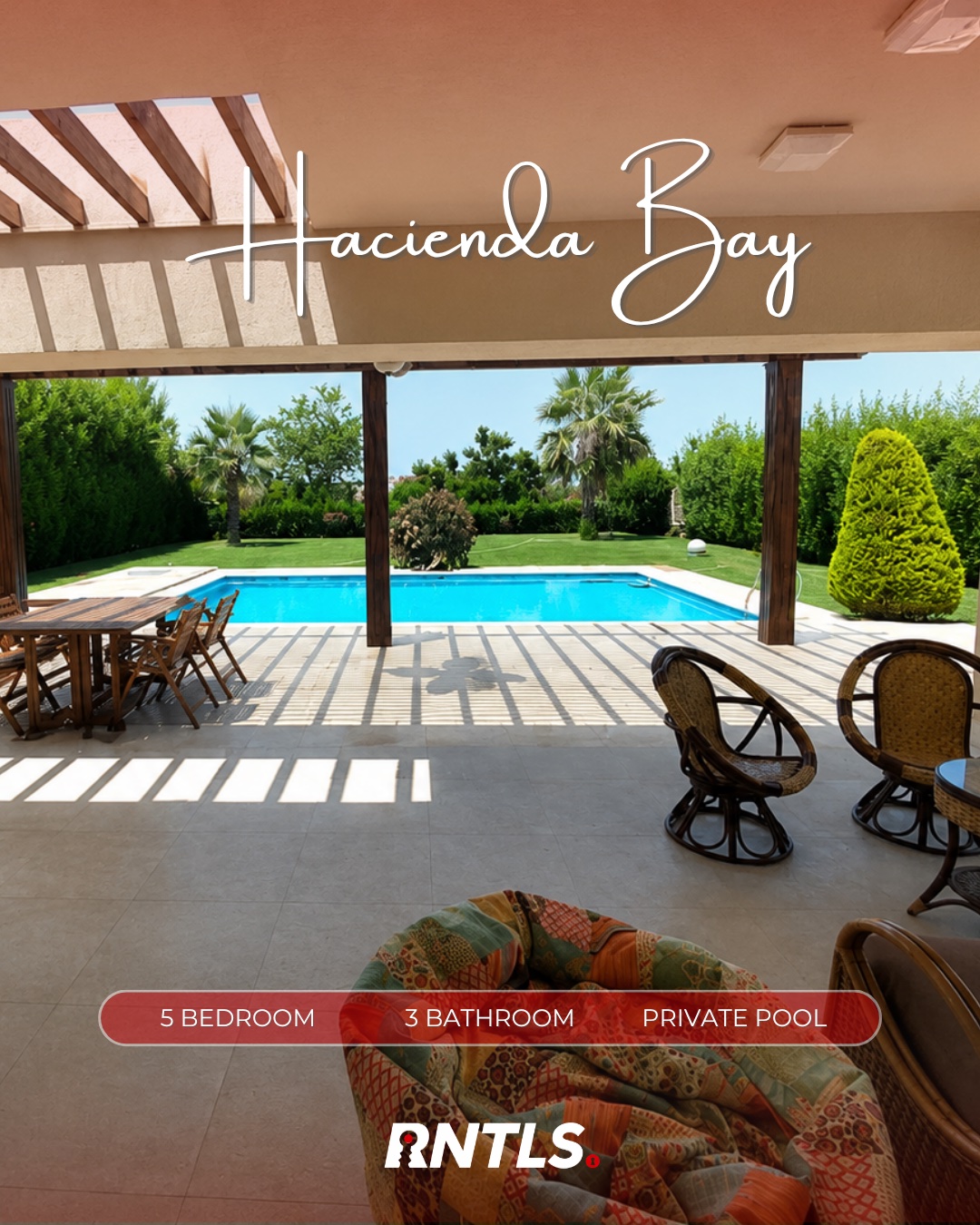 Standalone villa with private pool for rent in Hacienda Bay. photo 2