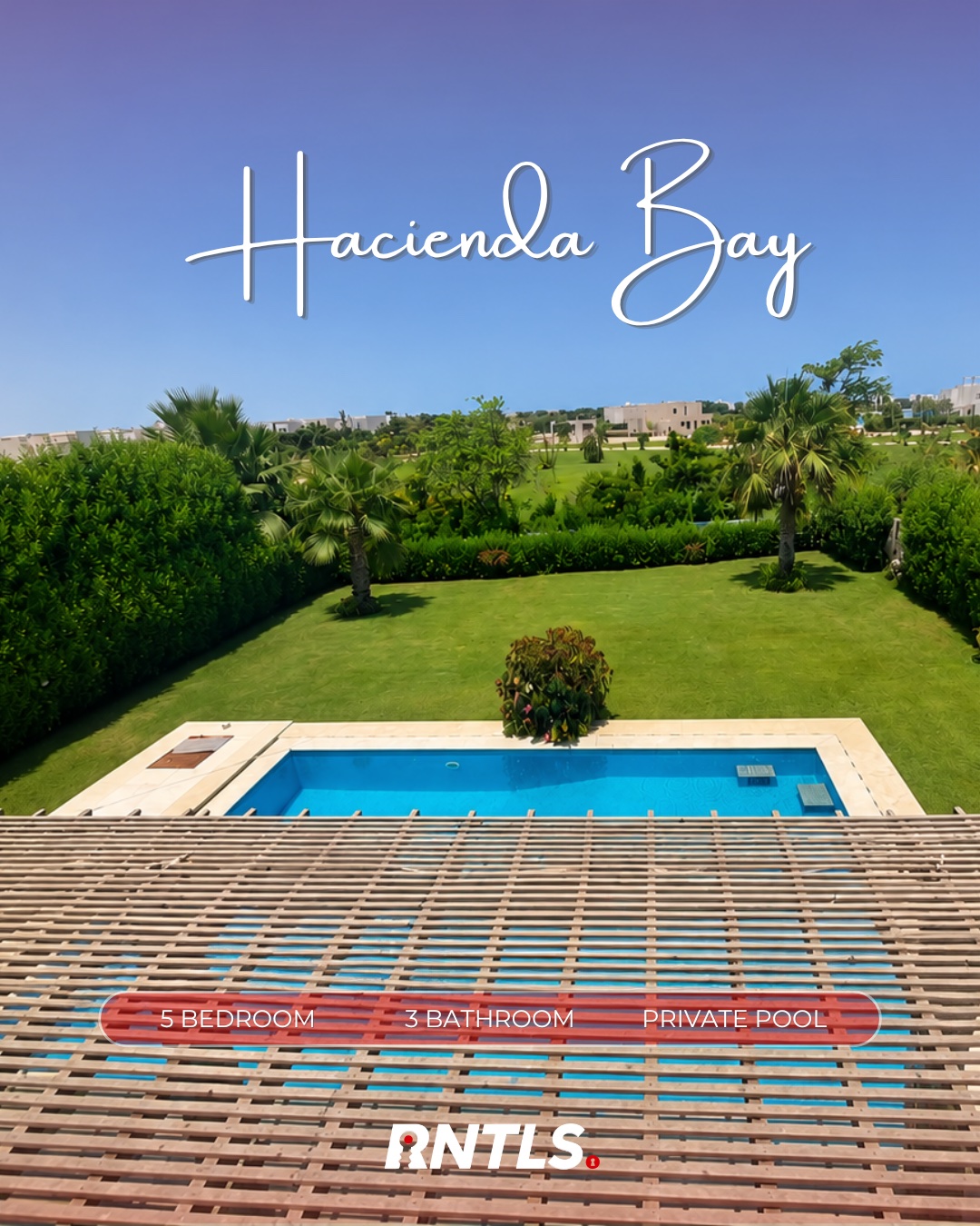 Standalone villa with private pool for rent in Hacienda Bay. photo 3