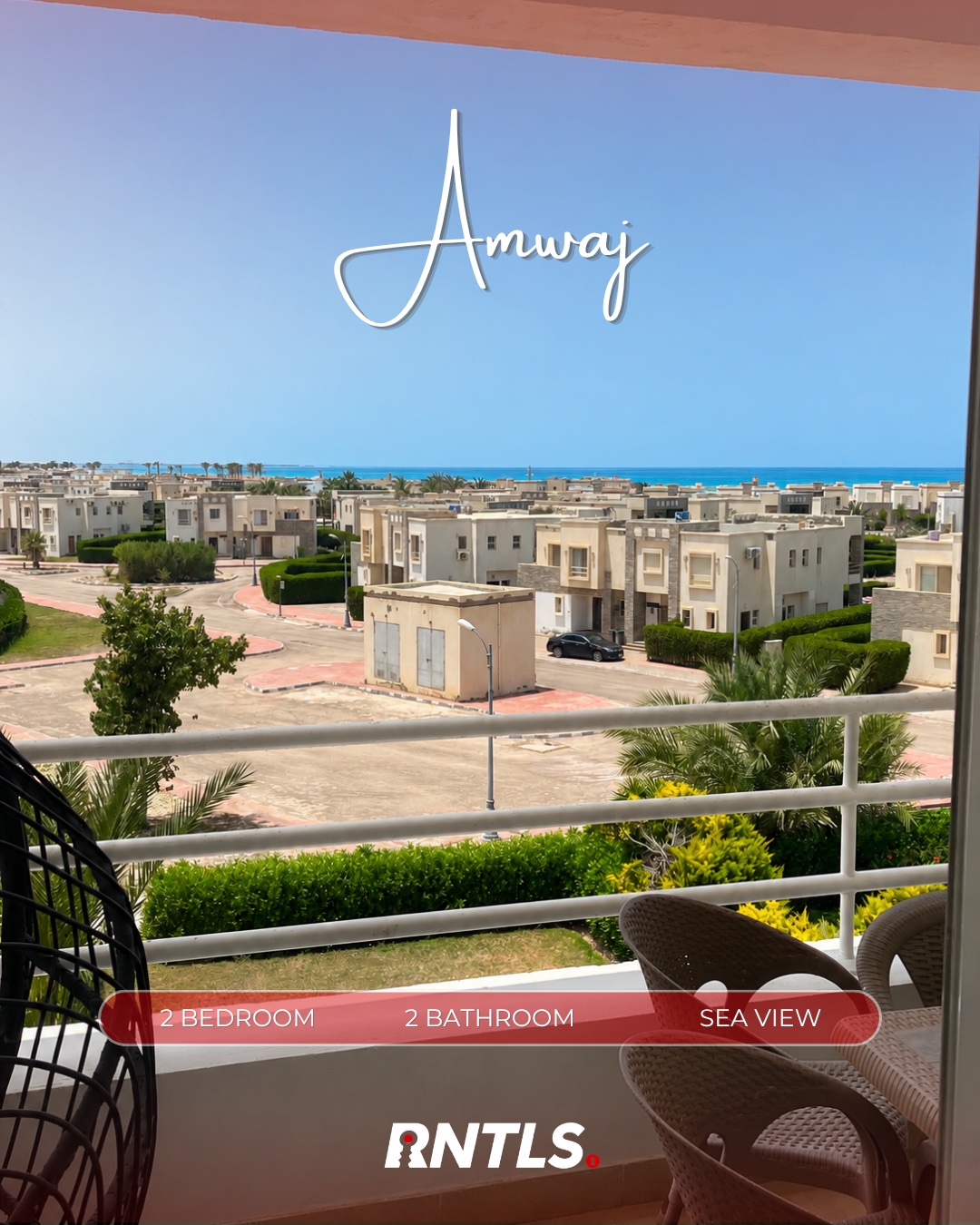 Chalet with sea view available for rent in Amwaj. photo 2