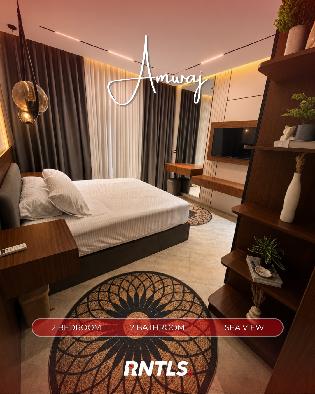 Chalet with sea view available for rent in Amwaj. photo 3