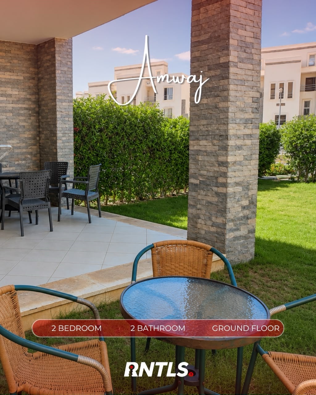 Ground floor chalet available for rent in Amwaj. photo 2