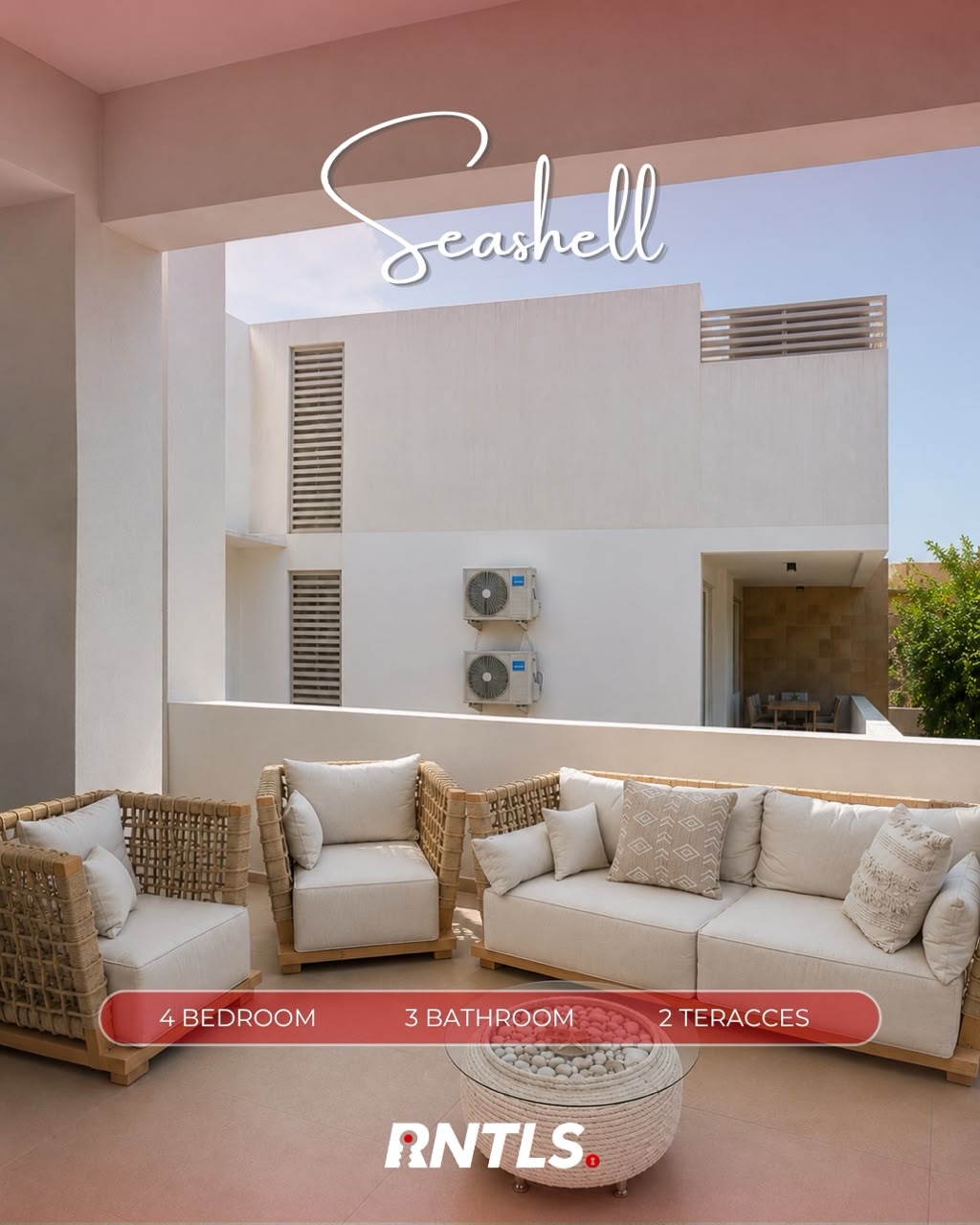 Chalet with 2 big terraces available for rent in Seashell. photo 2