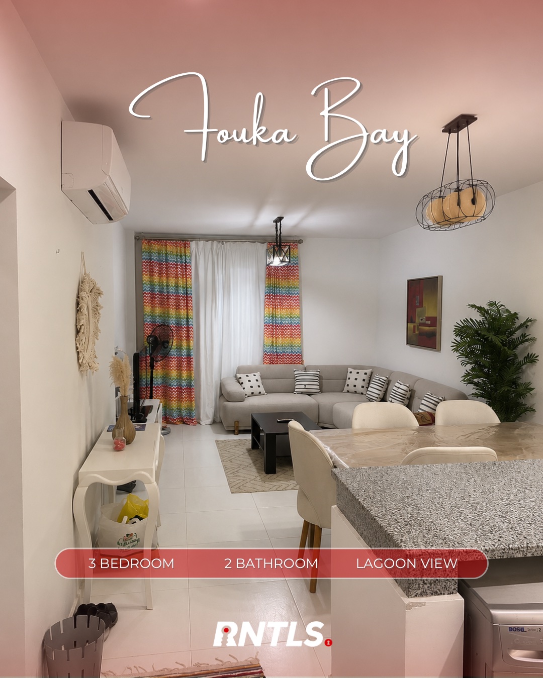 Chalet with lagoon view available for rent in Fouka Bay. photo 3
