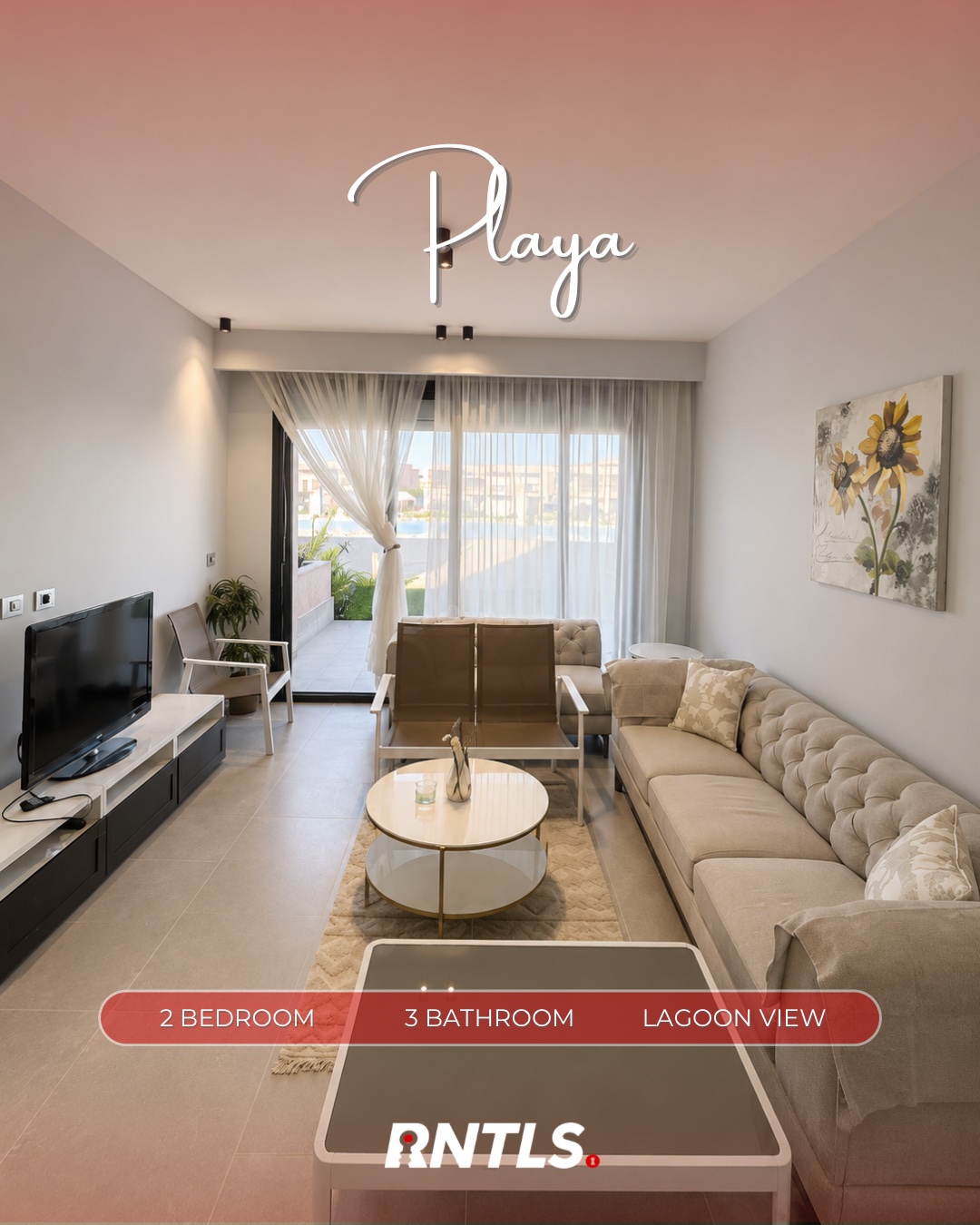 Chalet with lagoon view available for rent in Playa. photo 3