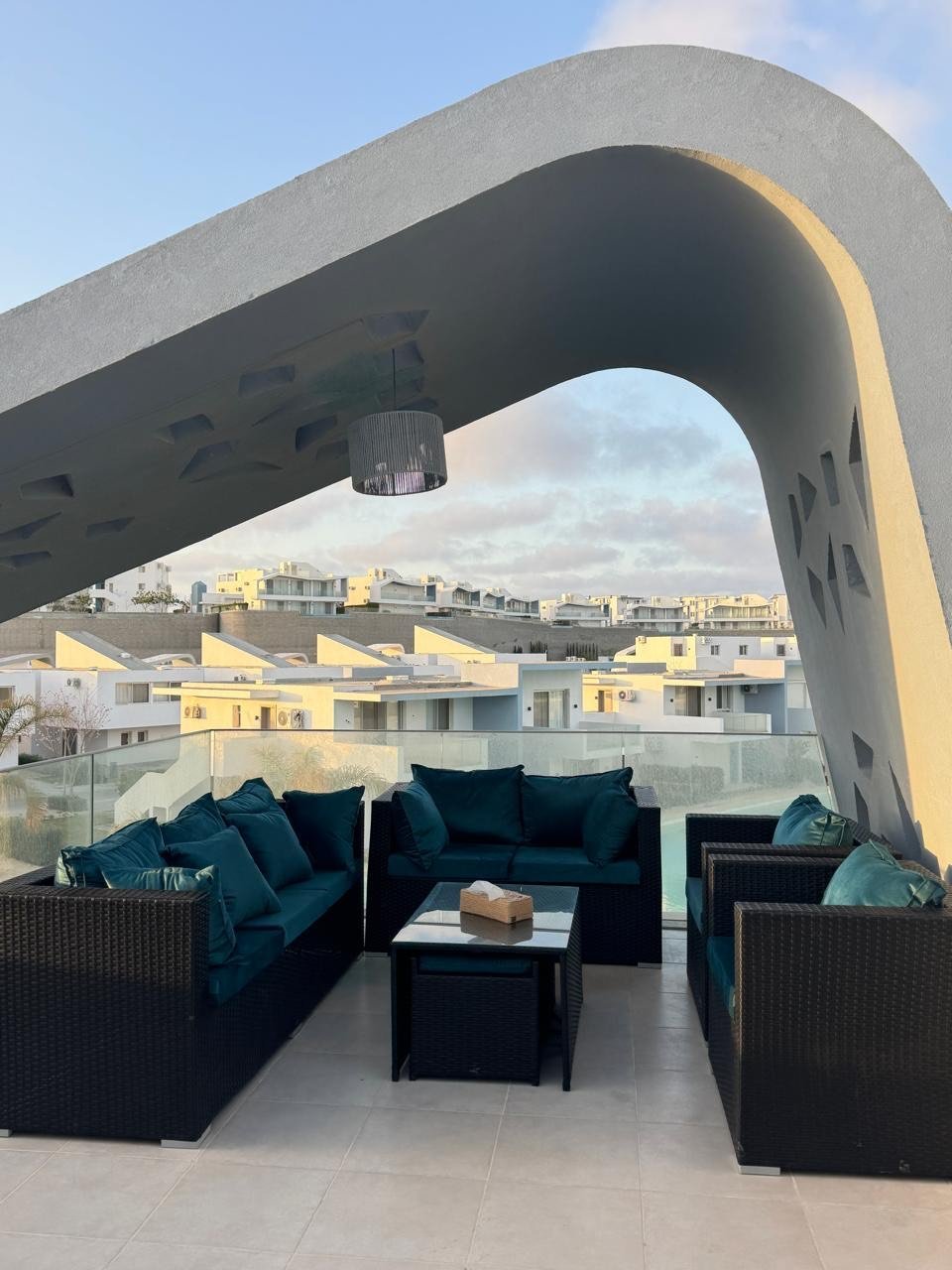 Luxurious penthouse in fouka bay lagoon view photo 2