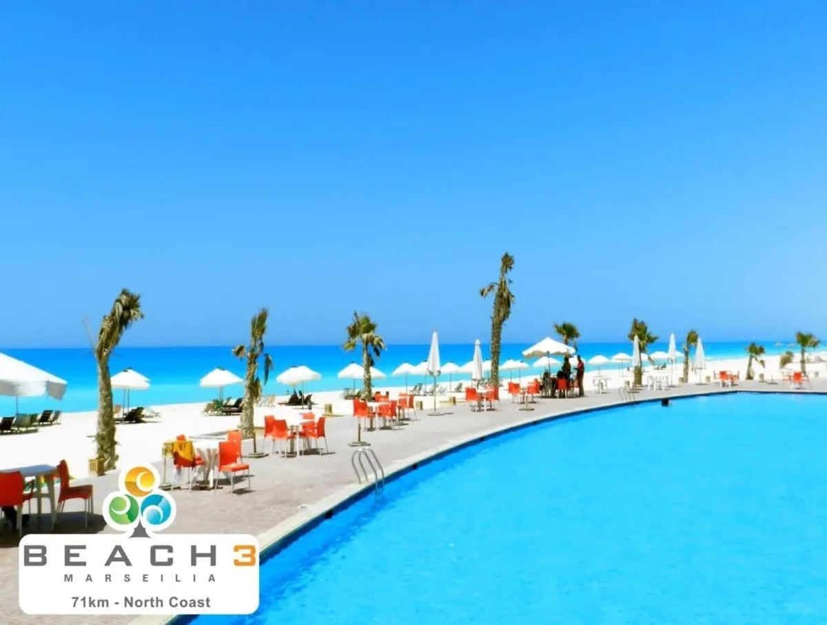 Chalet for rent in marsllia beach 3 3 BDR 2 toilet sa
