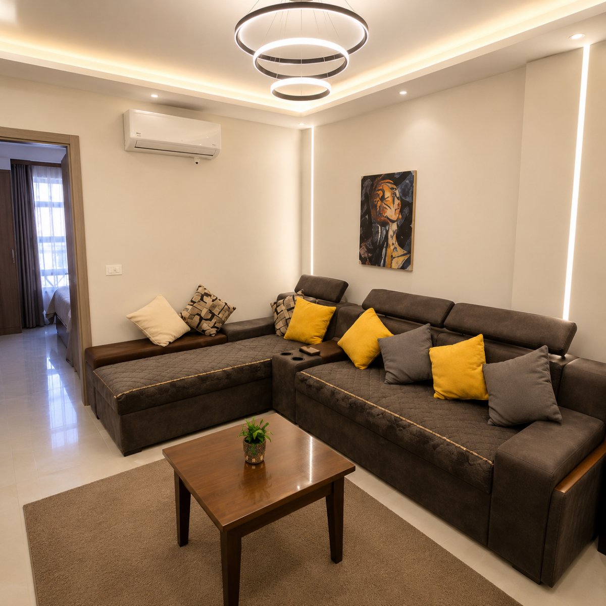 A very special hotel studio in Porto Marina Golf Village with a direct view photo 2