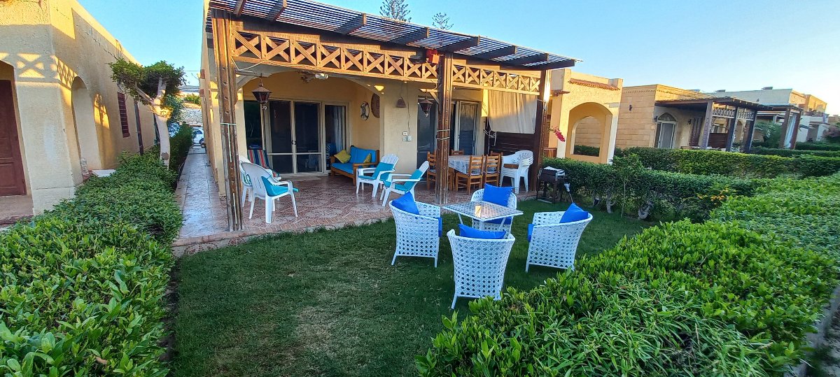Chalet with garden sea view cleopatra resort1